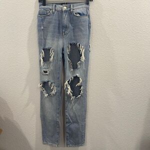 UO Bdg Distressed Mom Jeans Size 24